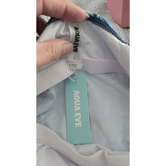 *NEW* Womens Aqua Eve Tankini Top ~ Swimwear ~Top Only ~ Tummy Control ~ L SWIM - Picture 9 of 9